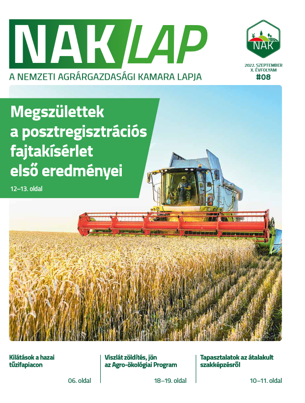NAKlap 2022. szeptember X. évf. 8